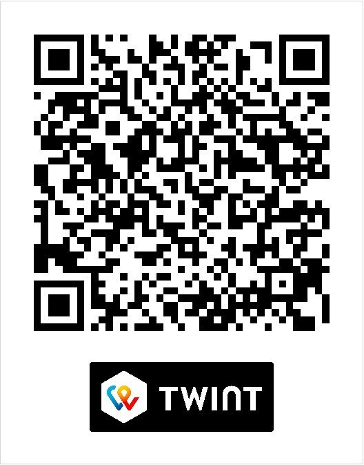 QR code TWINT per il supporto diretto